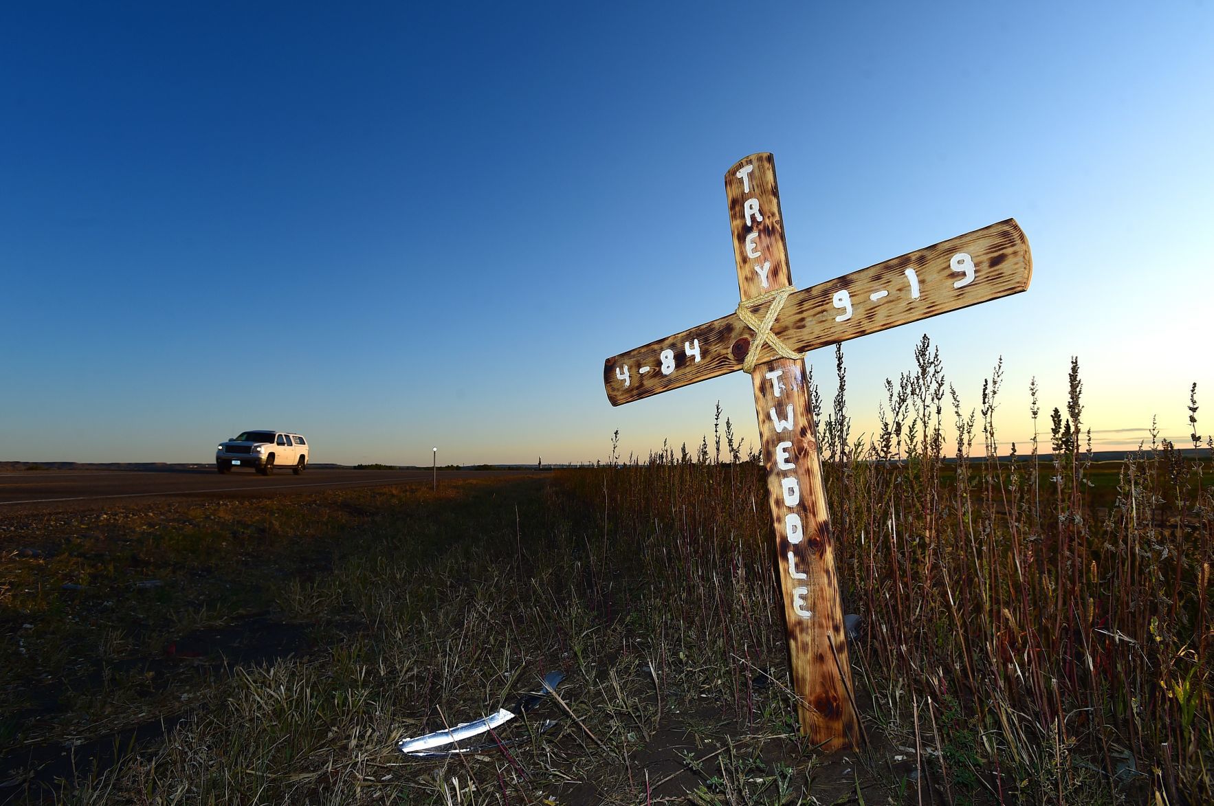 Highway 212 crash scene